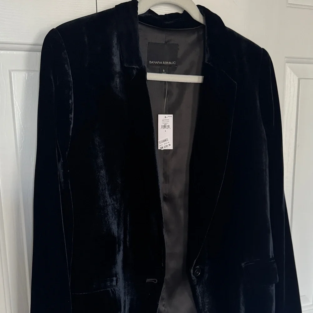 Banana Republic Velvet Women's Blazer - 8 - Picture 8 of 8